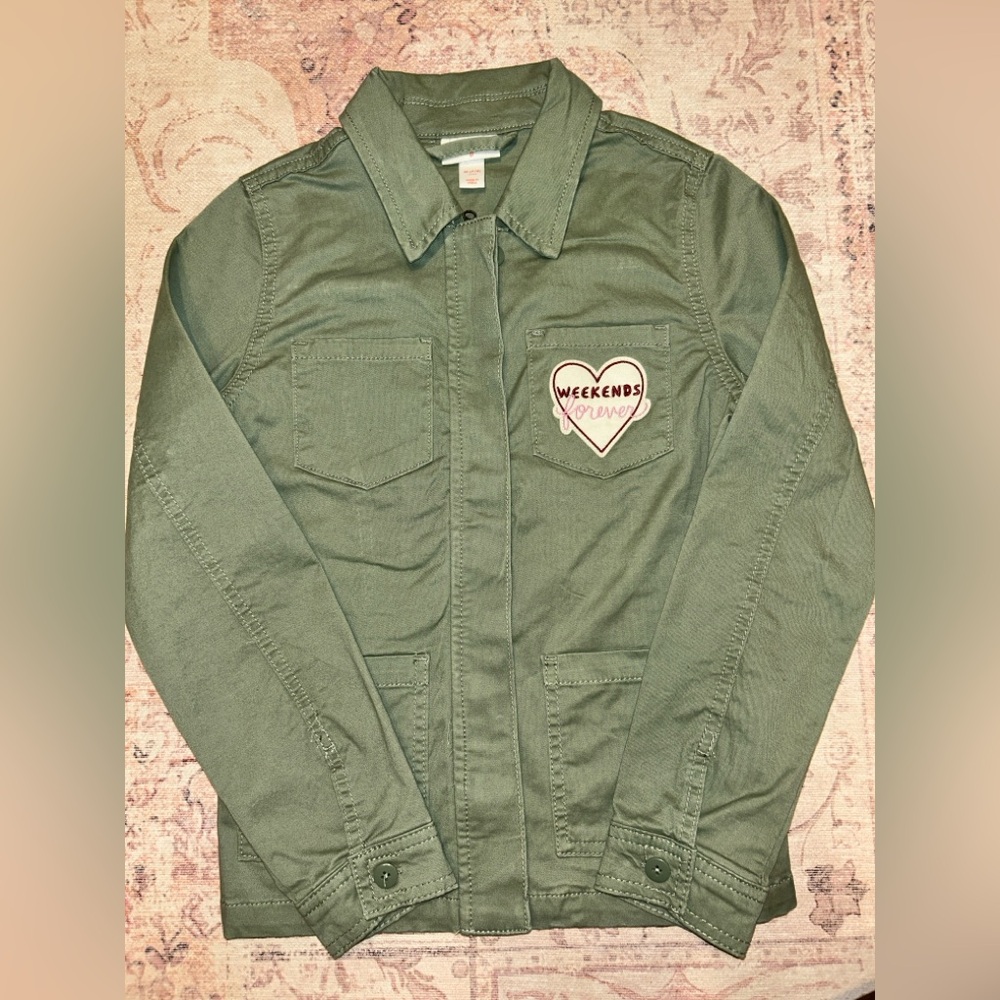 Cat & Jack "Weekends Forever" Utility Jacket (Size M)